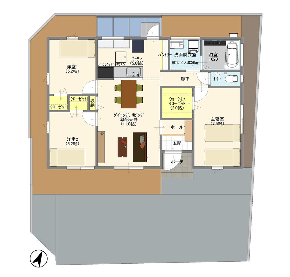 【下関市】　平屋　3LDK　後田1号地建売住宅