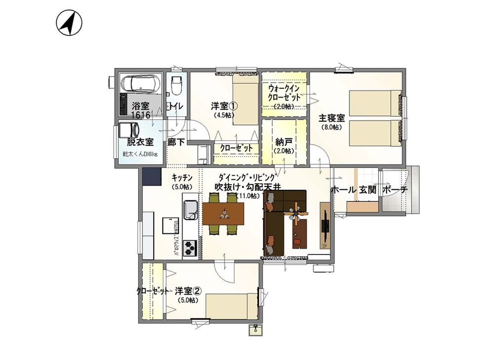 【下関市】　平屋　3LDK　彦島江の浦建売住宅