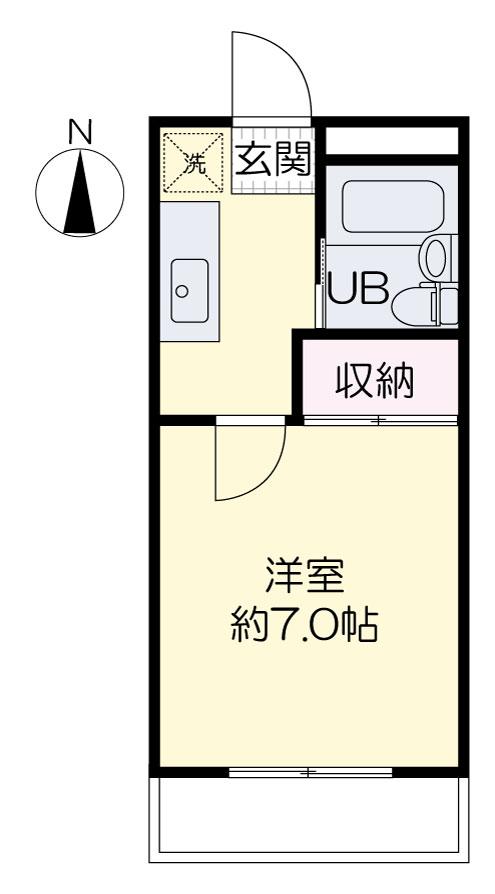 ビッグバーンズマンション横井A棟◆３階・１Ｋ◆本日のご見学も可能です◆横井小＆香和中