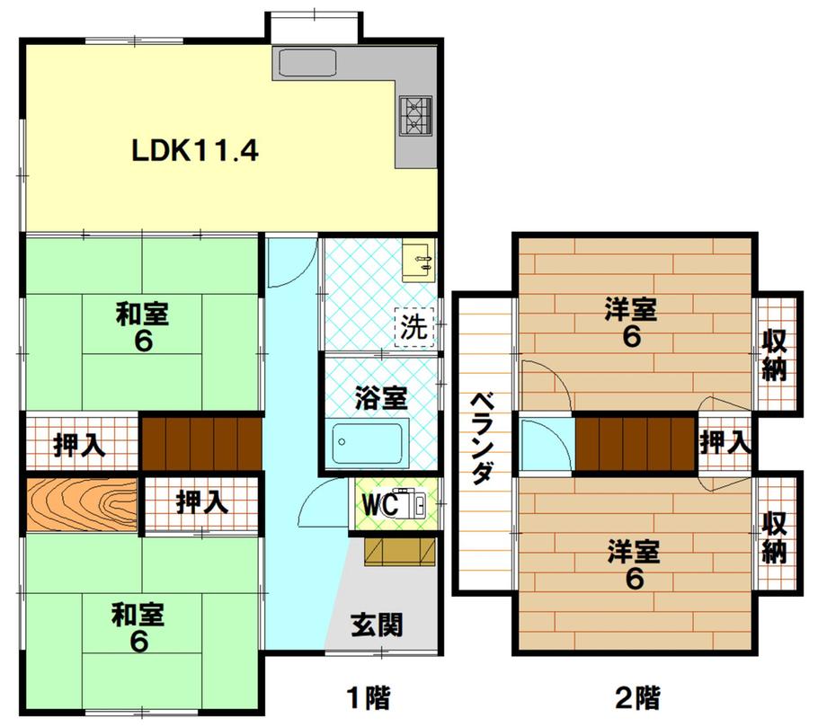 室の木町４（西岩国駅） 800万円