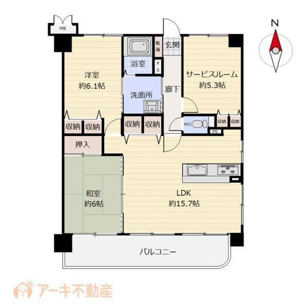 【全てが手の届く距離に！快適なマンション生活を】岡山市北区今