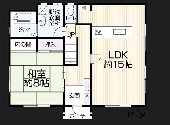 連島町鶴新田（三菱自工前駅） 1599万円