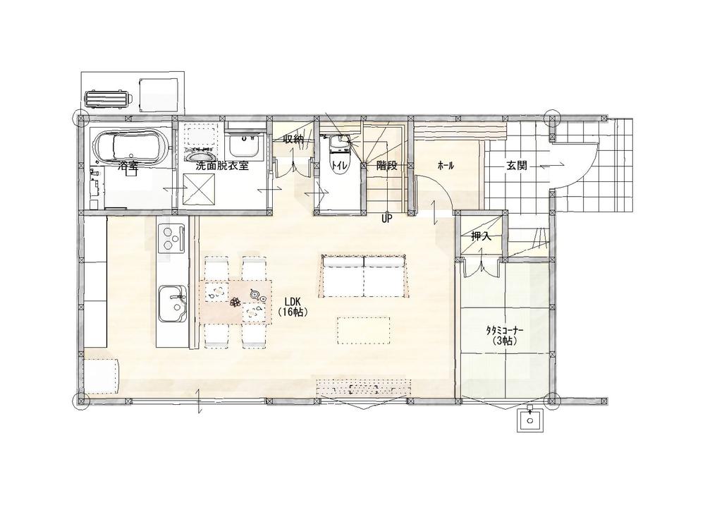 ウェッジタウン当新田１号地分譲住宅【ソーデン社イーコムホーム事業部】