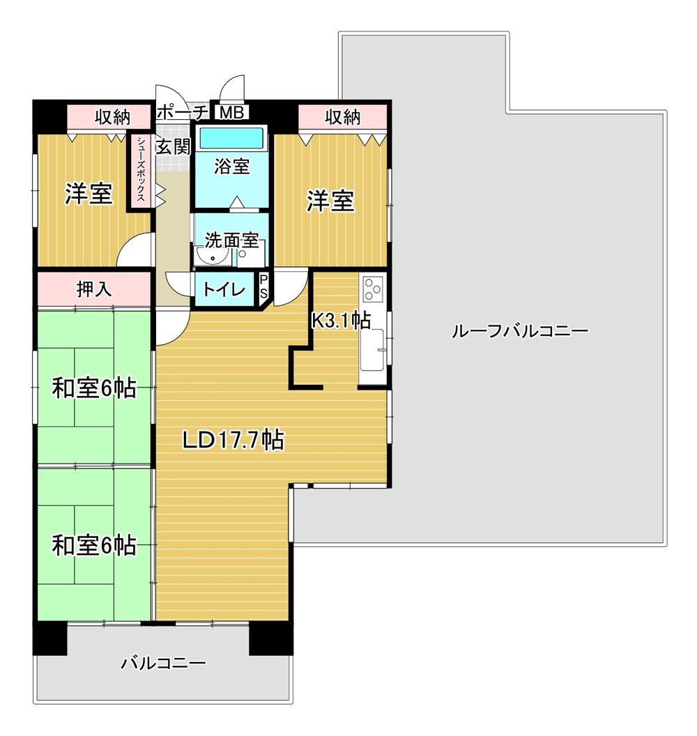 クリーンピア松江・奥谷　５０１号室