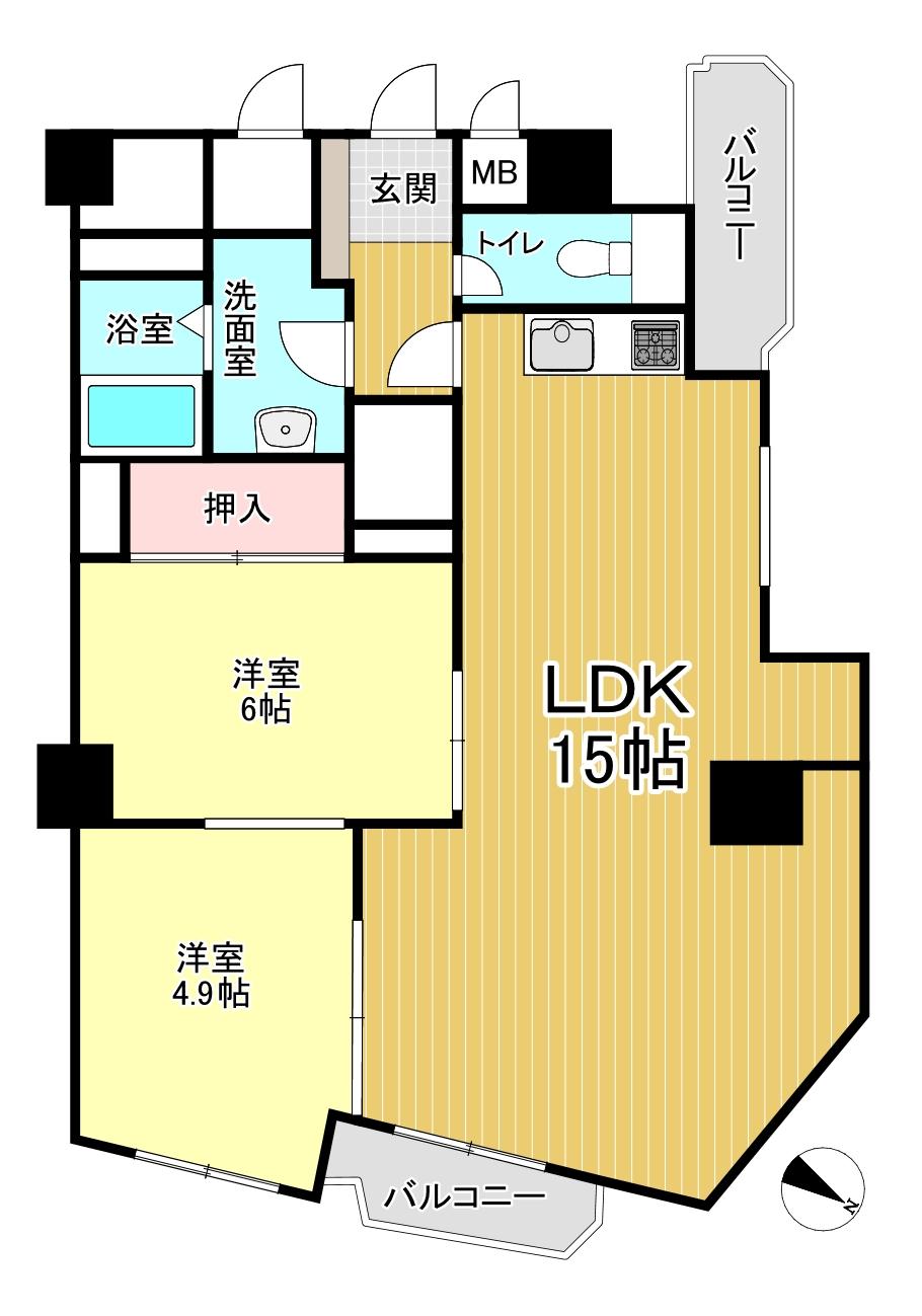 光町1　2499万　チサンマンション広島