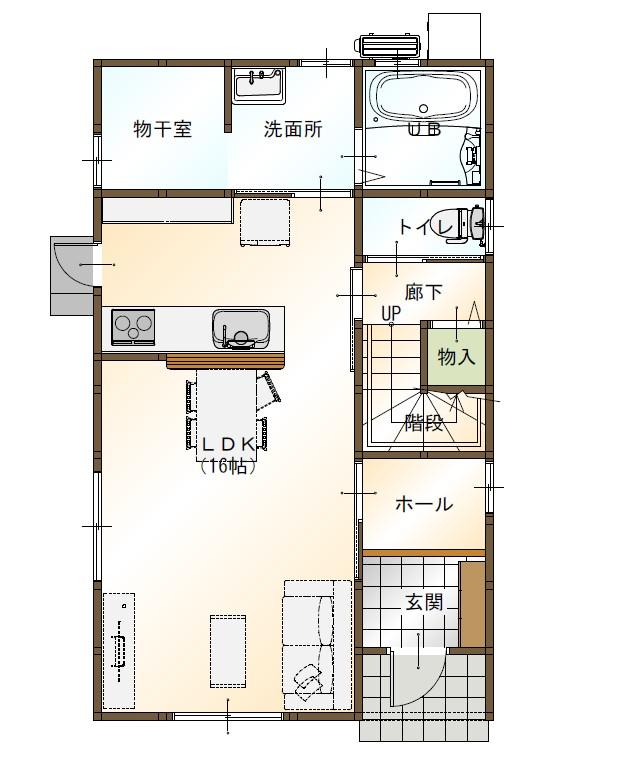 【ニコニコ住宅】家具家電付き！ドライルーム完備！浜坂モデル