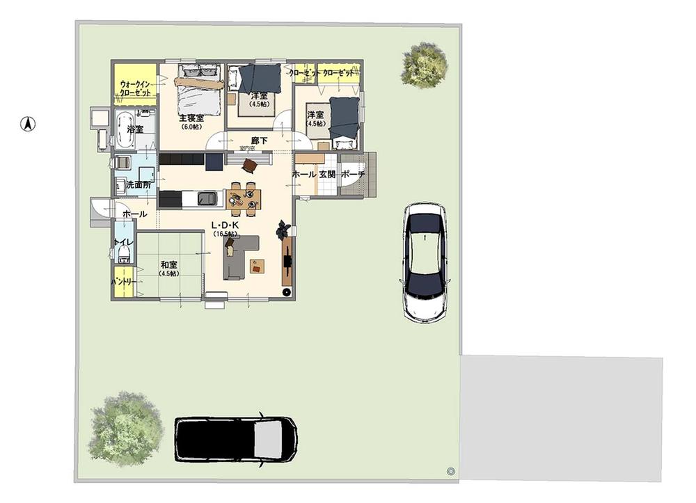 【長門市】平屋　4LDK　鳥越Ⅳ-3号地建売住宅