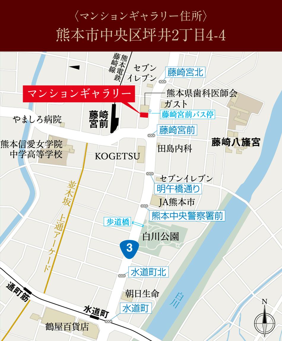 グランドオーク九品寺のモデルルーム案内図