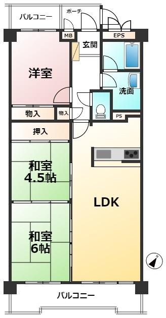 スカイハイツ和白ヶ丘西館