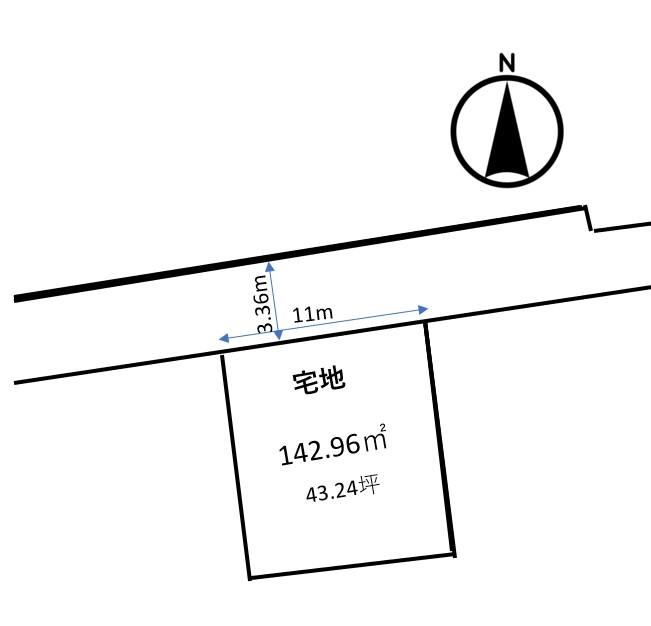 大字土居（桂川駅） 220万円