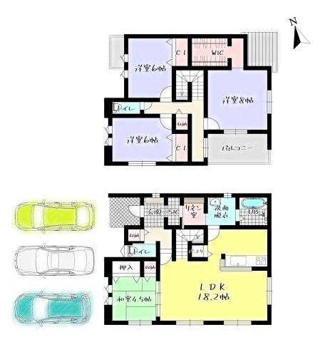 ーBloomーブルームー小倉北区大畠2丁目2期　【小倉北区　新築戸建て】