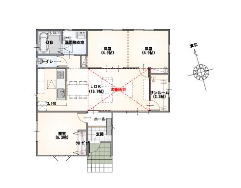 千里タウン　古城町1号地　建売モデルハウス