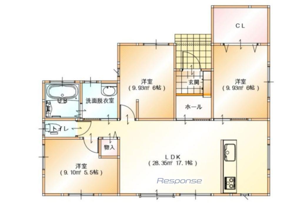 【レスポンス】都城市鷹尾三丁目　☆限定１棟☆　☆新築一戸建☆　☆新築建売☆