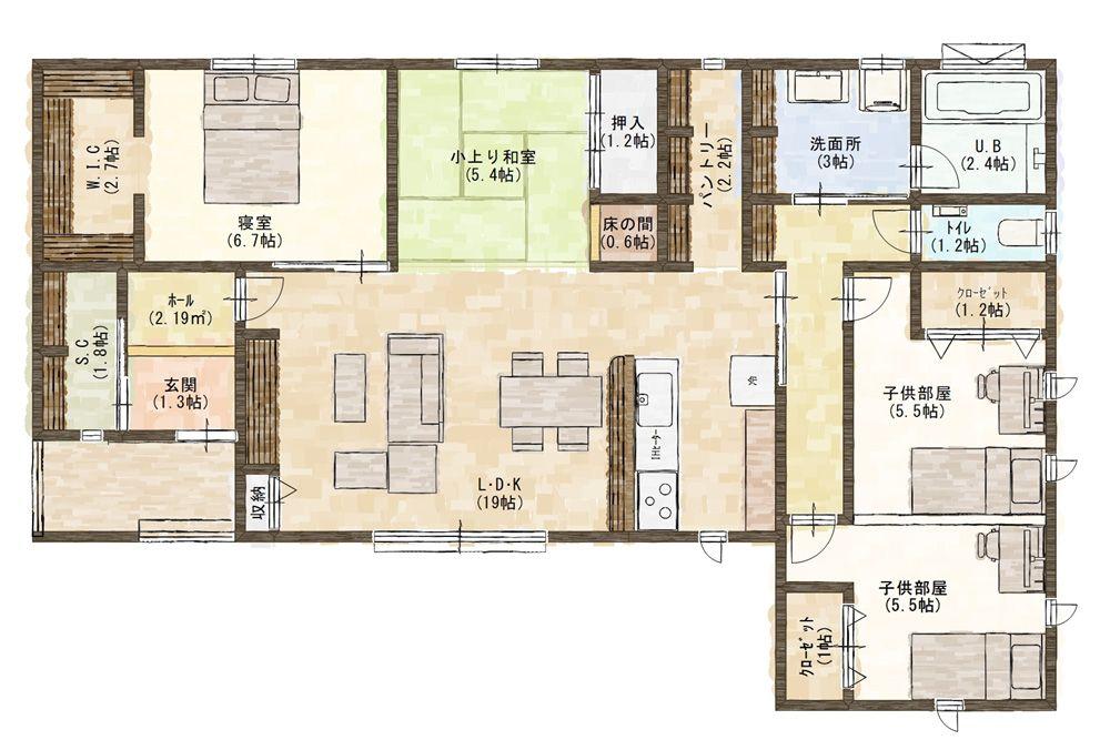 三股樺山【丸商建設】 三股樺山北平屋建モデルハウス（都城店）