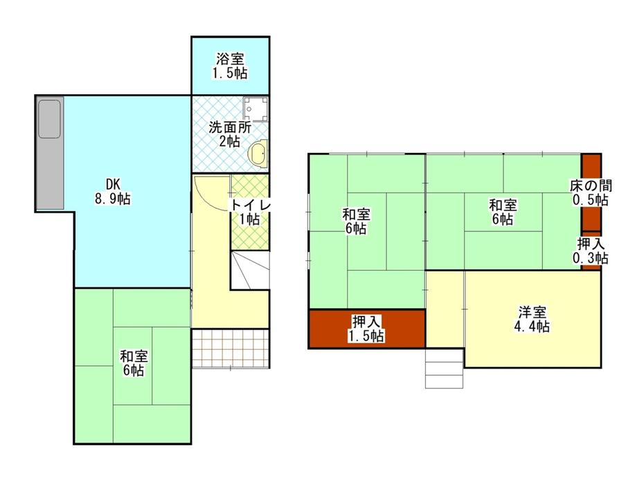 大字内竈（亀川駅） 670万円