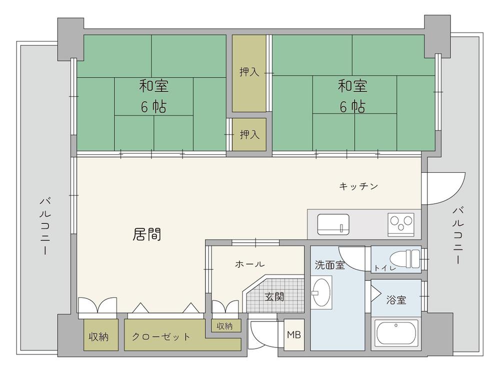 鴨池ニュータウンサンハイツ９号棟