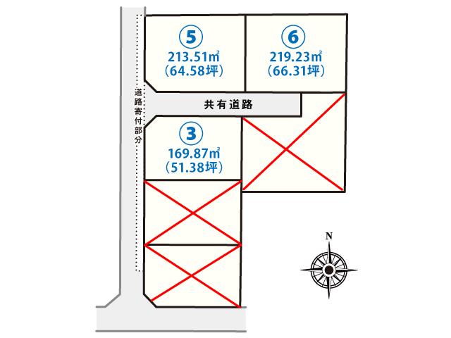 宮崎市源藤町原田　【3区画分譲地】