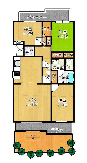 パークハイツ平尾山荘　31号