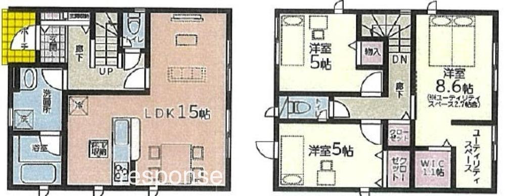 【レスポンス】鹿児島市東谷山　☆全２棟☆　☆新築一戸建☆　☆新築建売☆