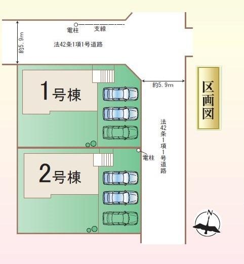 古賀市花鶴丘3丁目新築戸建て全2棟　2号地