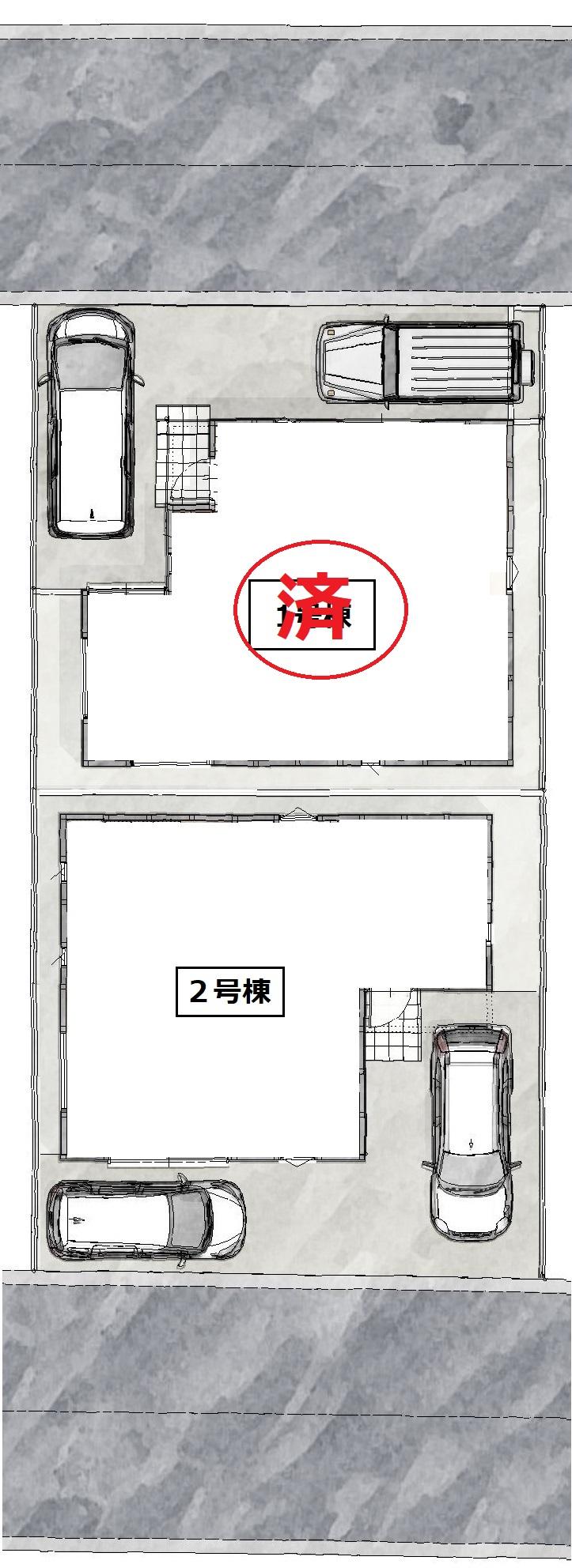 古賀市中央1丁目新築戸建て全2棟