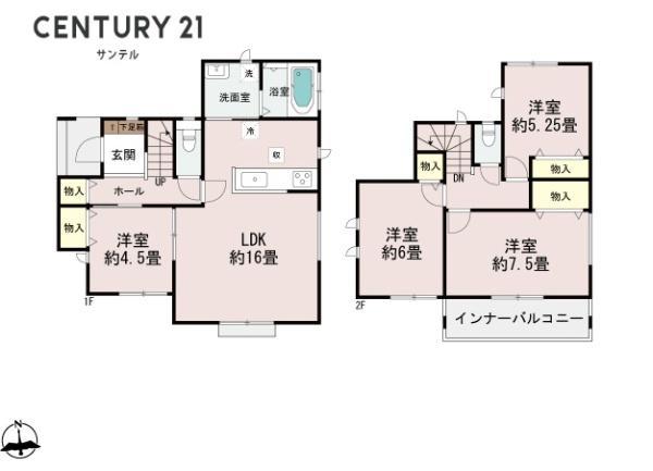 新築戸建祇園2期　センチュリー21　サンテル