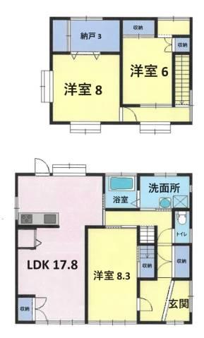 【佐賀中折中古】小学校まで徒歩７分！スーパーやコンビニ、公園など周辺施設充実♪