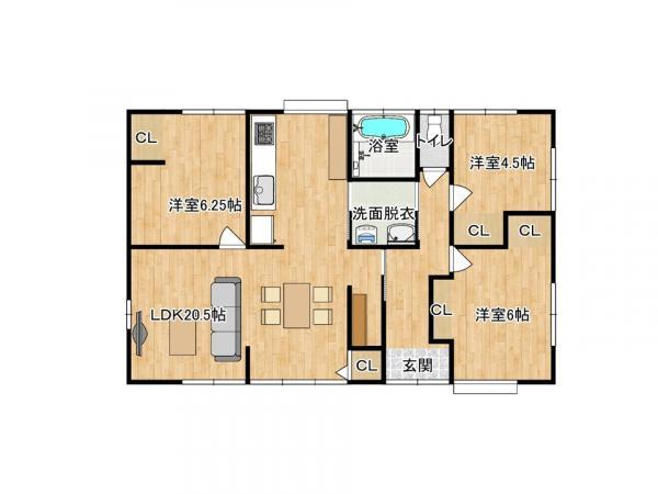 detached 鹿児島県鹿屋市札元１-21-48