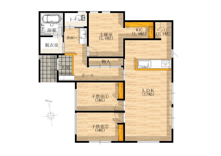 【三越商事大分】森久保山10区画No.1 建売