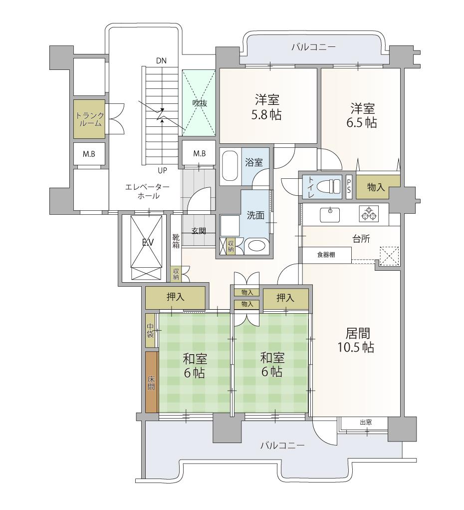 小田急サンシティ鴨池2号棟