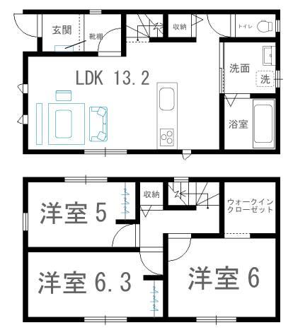 【佐世保大塔小学校南2】買い物施設が車で5分圏内！車4台駐車可能！