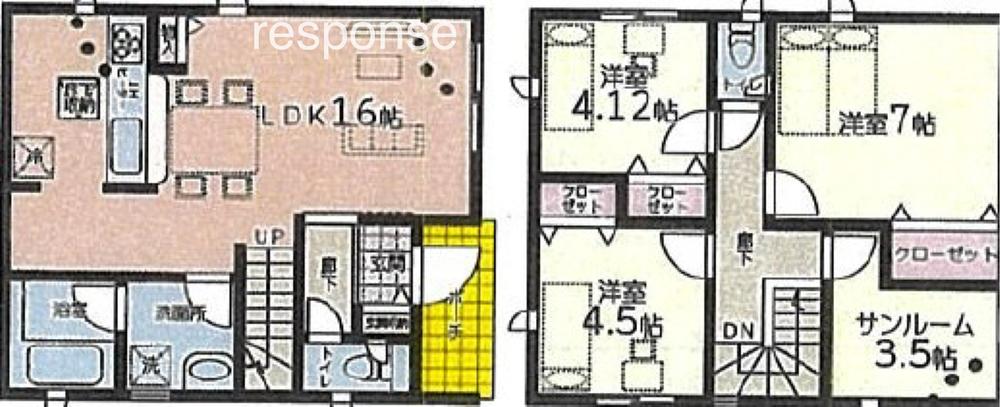 【レスポンス】鹿児島市玉里団地　☆全２棟☆　☆新築一戸建☆　☆新築建売☆