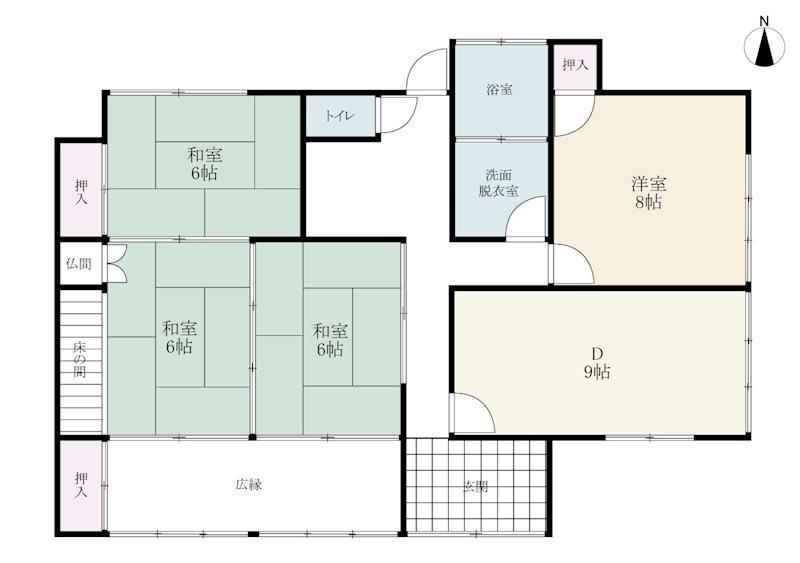 detached 佐賀県多久市西多久町大字板屋