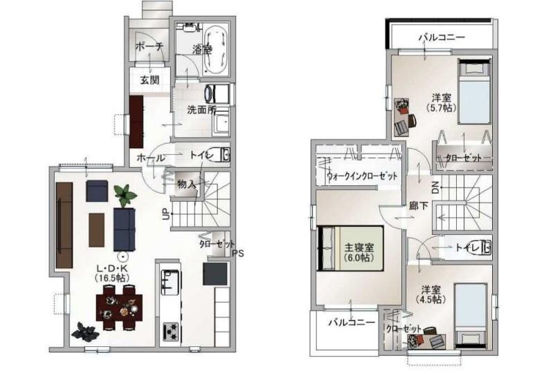 筒井３（春日原駅） 4490万円