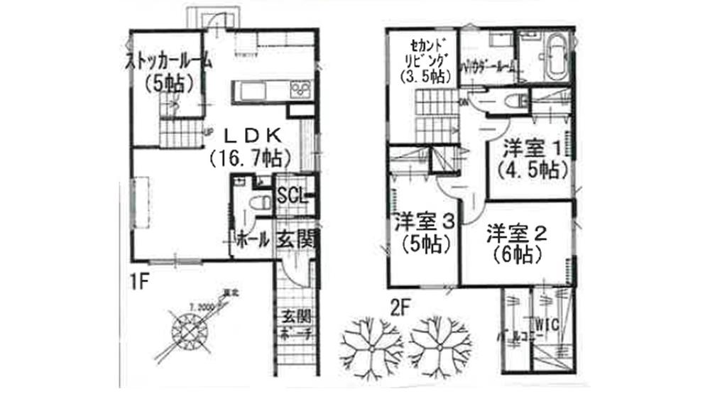 高宮４（高宮駅） 6090万円・6250万円