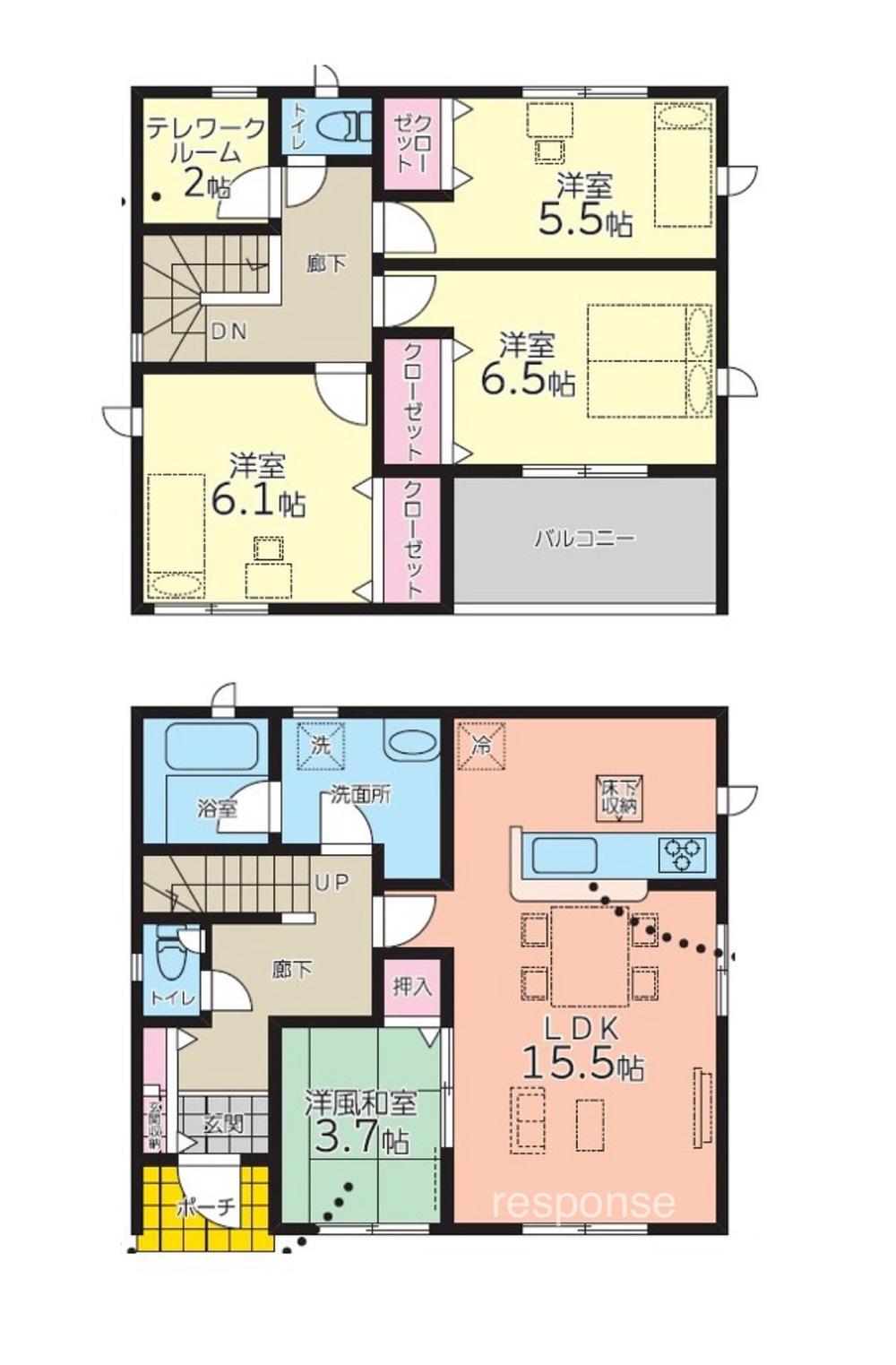 【レスポンス】霧島市国分上小川　☆残り２棟☆　☆新築一戸建☆　☆新築建売☆