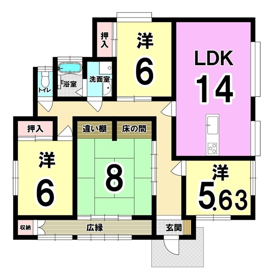 大字元永（南行橋駅） 1390万円