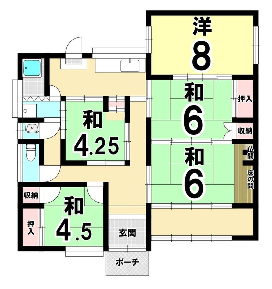 朽網西６（朽網駅） 1490万円