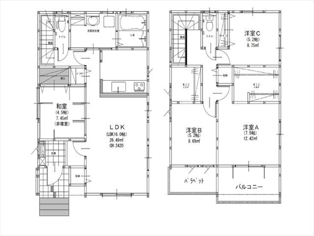 大字津守（滝尾駅） 2898万円