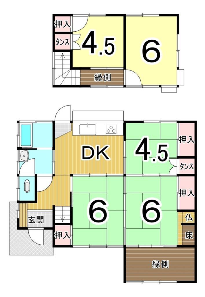 小原町（笹貫駅） 390万円