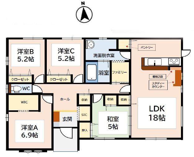 鳥栖市西田町1期　YTK　1号棟