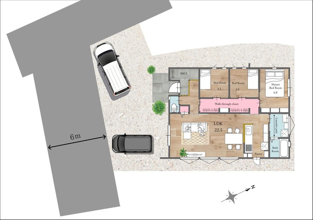 【悠悠ホーム】上北島　平屋　新築戸建住宅　建売　Nanoni