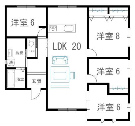 【神埼小学校南3】スーパーも車で4分とお買い物に行きやすい距離です！