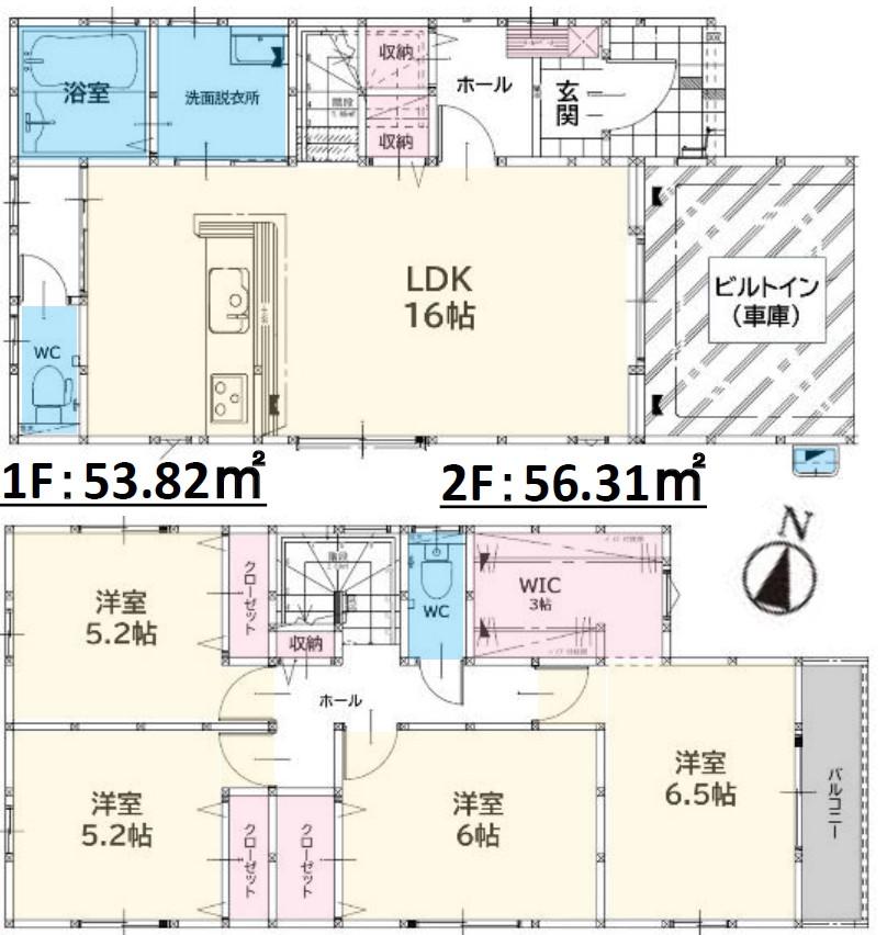 【さらに大幅値下げ！】よかタウンのデザイン住宅FiT糟屋郡須恵町旅石16期　2棟