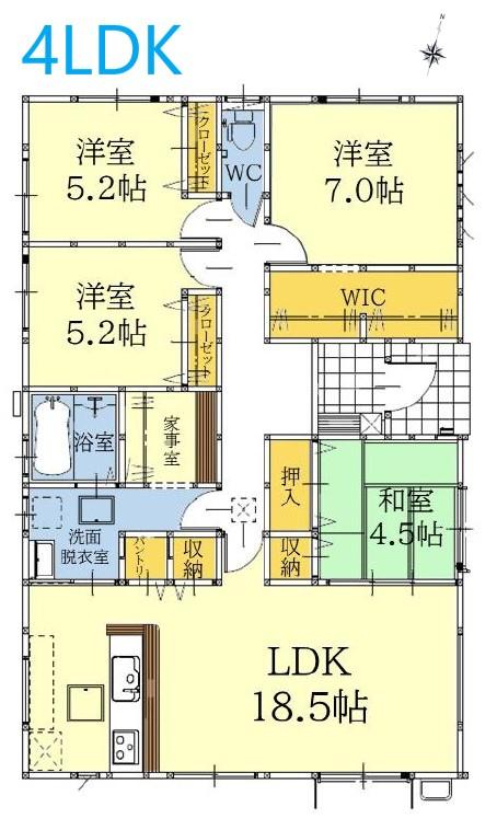 【平屋！角地！並列4台◎限定1棟】よかタウンのデザイン住宅Bloom須恵町須恵14期