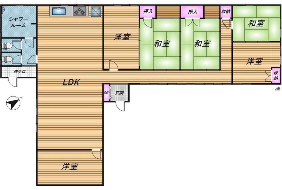 detached 沖縄県豊見城市字金良