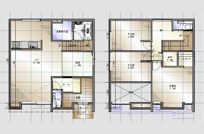 新築戸建　北区鶴羽田II　３号棟