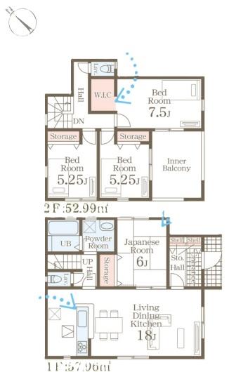 東小田（津古駅） 2380万円・2480万円