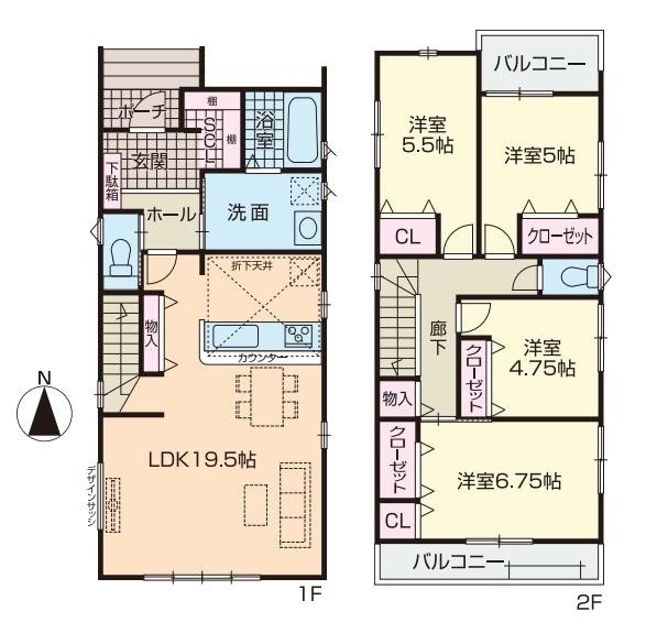 春日市松ヶ丘3丁目【第2】　新築戸建