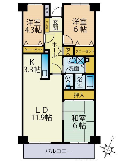 コープ野村上熊本B棟